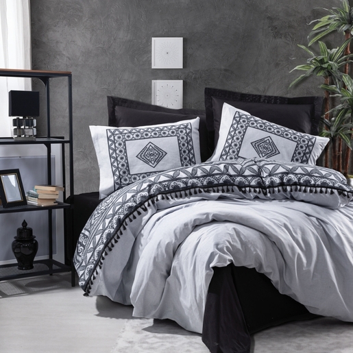 Dekordom Posteljina cb ranforce double - candy - degno siyah