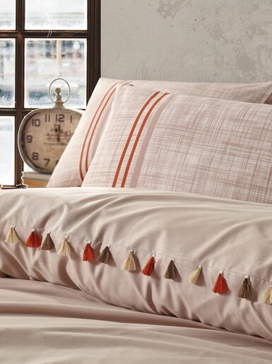 Dekordom Posteljina cb ranforce double - candy - merry bej