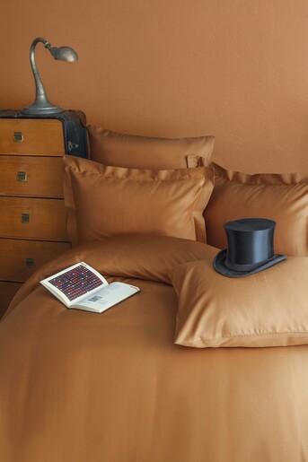 Dekordom Posteljina issimo saten family - simply satin - terra cotta