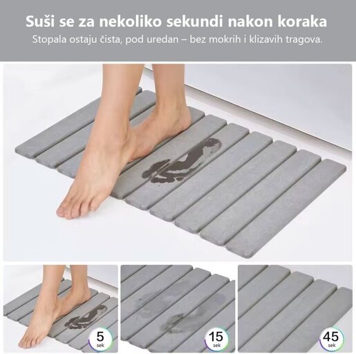 Višenamenska prostirka 30*40 za kupatilo i kuhinju sa brzoupijajućim efektom 1249