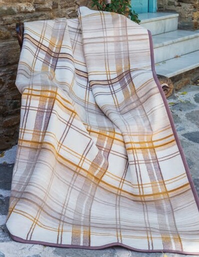 Dekordom Ćebe eco blanket 200x230 - 23112a - yellow cream