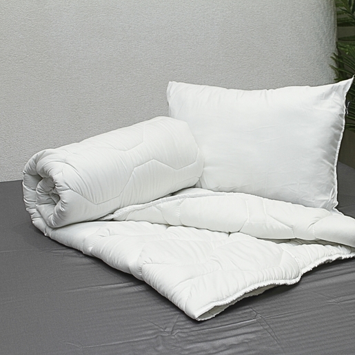 Dekordom Set jorgan + jastuk - white - single 140x200/50x70