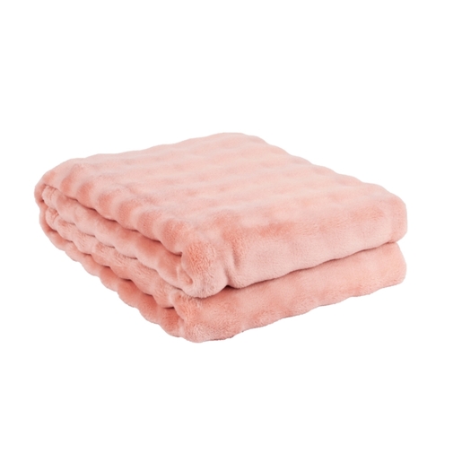 Dekordom Ćebe soft wave 200x220 - terracotta