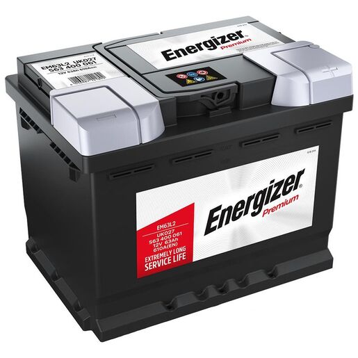 Energizer Akumulator za automobile Premium 12 V 63 Ah EM63-L2 Desno