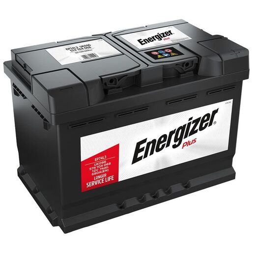 Energizer Akumulator za automobile Plus 12 V 74 Ah EP74-L3 Desno