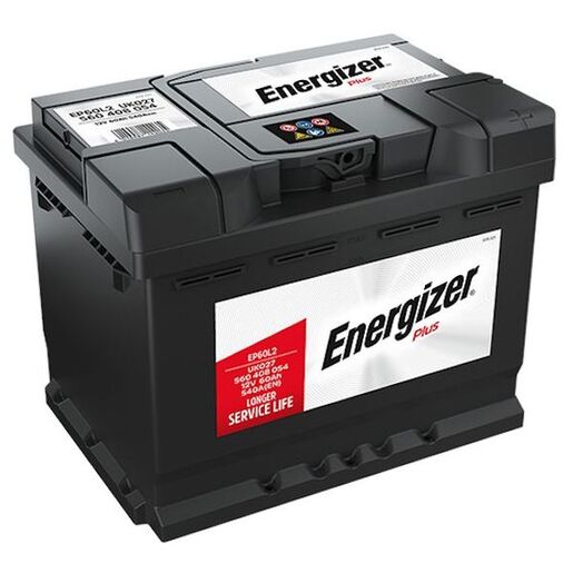 Energizer Akumulator za automobile Plus 12 V 60 Ah EP60-L2 Desno