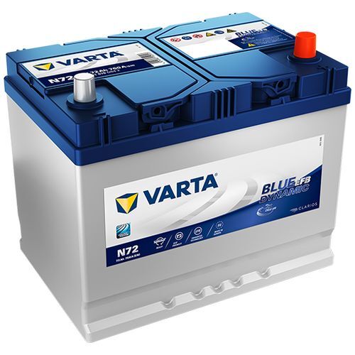Varta Akumulator za automobile Blue Dynamic EFB 12 V 72 Ah ASIA