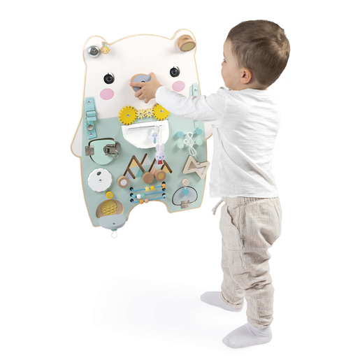 Janod Beli medved aktiviti tabla J05162