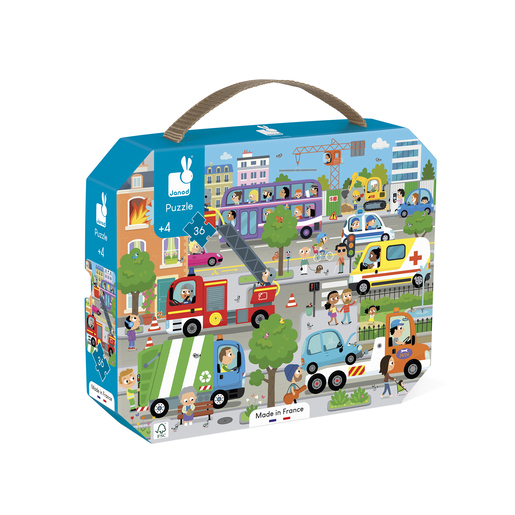 Janod Slagalica -  grad 36 kom J02644