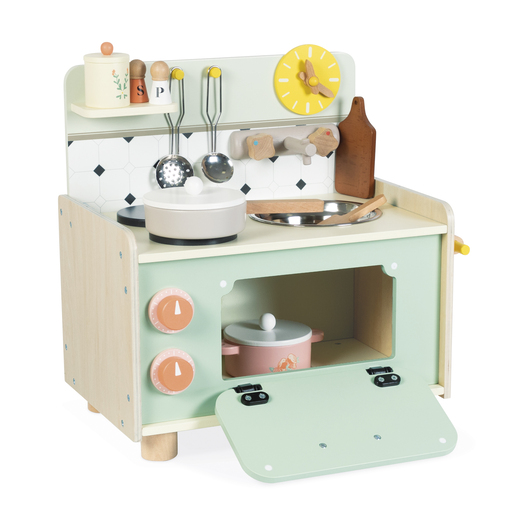 Janod Shiny grandma mala drvena kuhinja sa dodacima J06640
