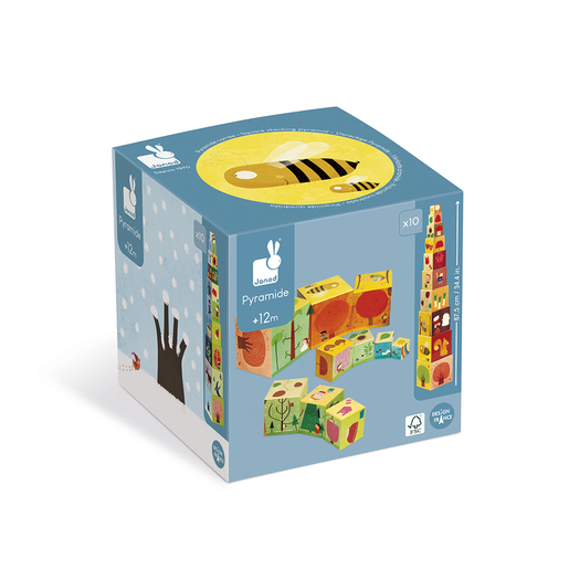 Janod Kvadratna piramida 4 godisnja doba J02917
