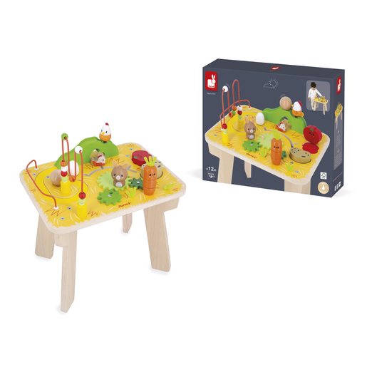 Janod Farma -drveni activity sto J03321