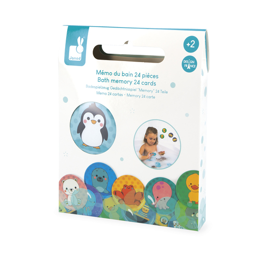 Janod 24 memo cartice za igru u kupatilu J04714
