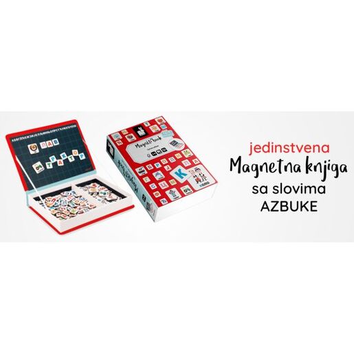 Janod Magnetna knjiga srpska azbuka J02595
