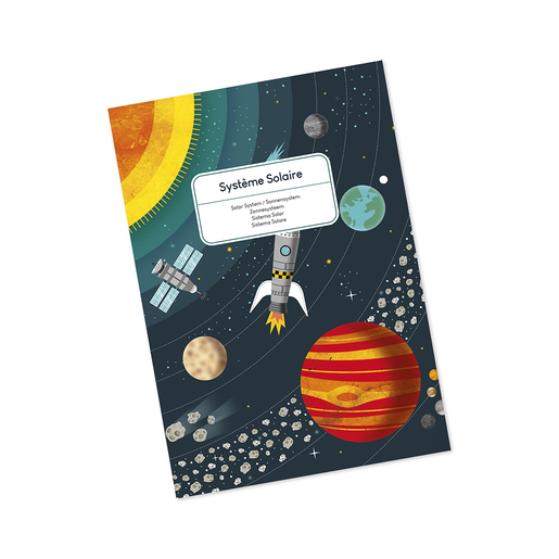 Janod Educ slagalica - solarni sistem 100 kom J02678