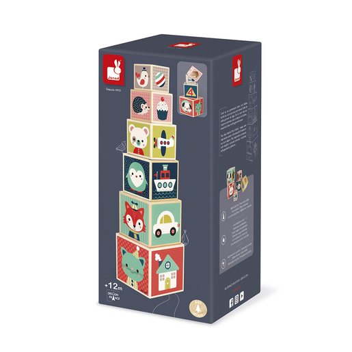 Janod Baby forest - 6 blok piramida J08016