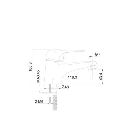 Aquabi ECO baterija za lavabo