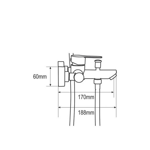Aquabi Mamba Black Edition baterija za kadu