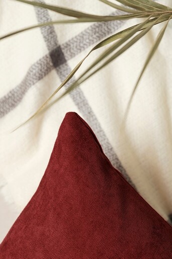 Dekordom Dekorativna jastučnica panoroma 30x50 - bordeaux 197 - asd