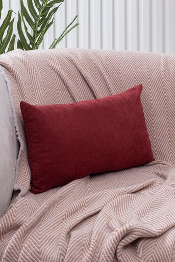 Dekordom Dekorativna jastučnica panoroma 30x50 - bordeaux 197 - asd
