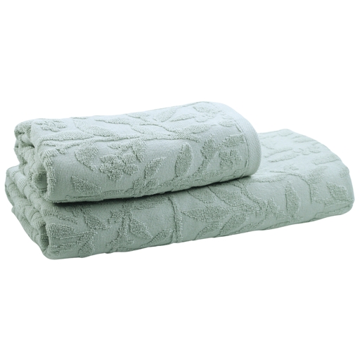 Dekordom Peškir flower set 2/1 - 50x90 + 70x140 - mint green