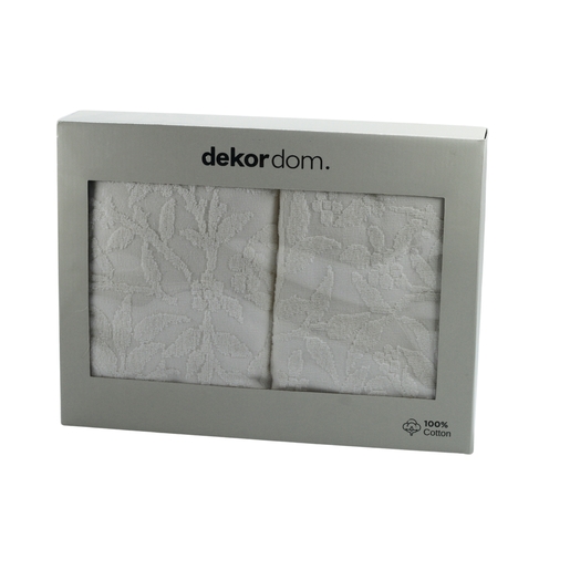 Dekordom Peškir flower set 2/1 - 50x90 + 70x140 - cappuccino