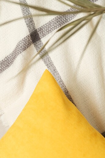 Dekordom Dekorativna jastučnica panoroma 45x45 - mustard 344 - asd