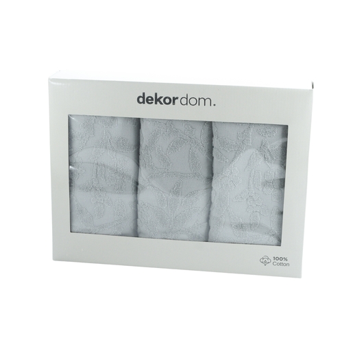 Dekordom Peškir flower set 3/1 - 50x90 3pcs - mint green