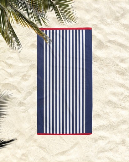 Dekordom Plažni peškir beach master 86x170 - lines beach blue