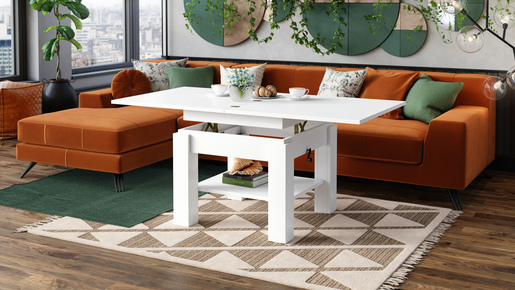 Multifunkcionalni Sto Cleo Beli 1650