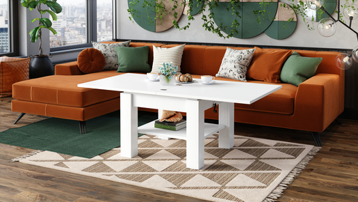 Multifunkcionalni Sto Cleo Beli 1650