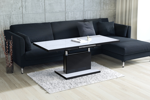 Multifunkcionalni Sto Aston Glossy Beli 1657