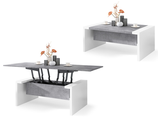 Multifunkcionalni Sto Space Belo-Sivi 1638