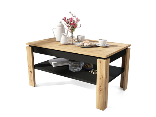 Multifunkcionalni Sto Asti Hrast Artisan Crni 1670