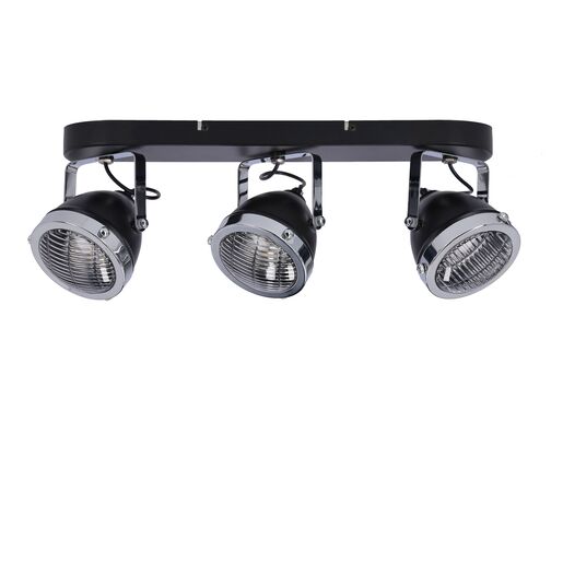 Crazy Plafonska Lampa Crna  3x15W GU10