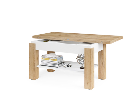 Multifunkcionalni Sto Bravo Craft Hrast-Beli 1651