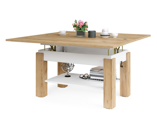 Multifunkcionalni Sto Bravo Craft Hrast-Beli 1651