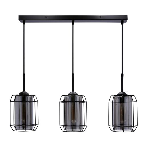 Jonera Viseća Lampa Crna 3x40W E27