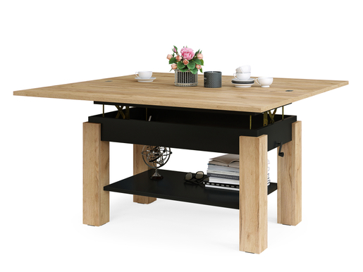 Multifunkcionalni Sto Bravo Craft Zlatno-Crni 1652