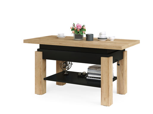 Multifunkcionalni Sto Bravo Craft Zlatno-Crni 1652