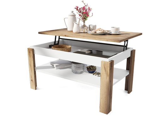 Multifunkcionalni Sto Asti Hrast Wotan-Beli 1669