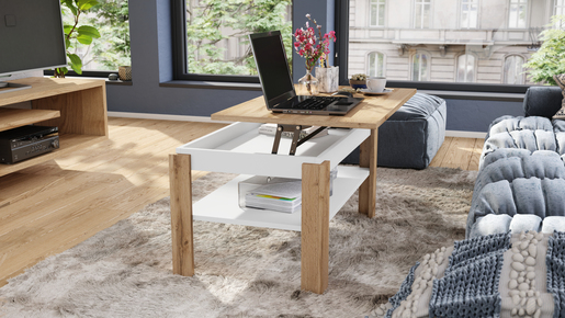 Multifunkcionalni Sto Asti Hrast Wotan-Beli 1669