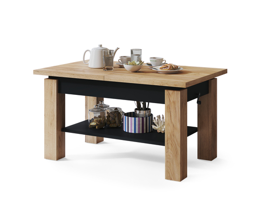 Multifunkcionalni Sto Astoria Craft Zlatno-Crni 1654