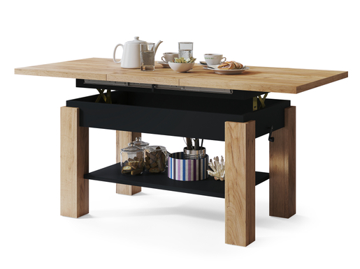 Multifunkcionalni Sto Astoria Craft Zlatno-Crni 1654