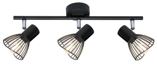 Fly Plafonska Lampa Crna 3 3x40W E14