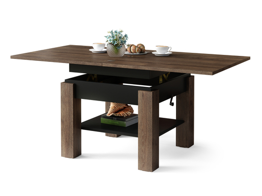 Multifunkcionalni Sto Cleo Braon-Crni 1647