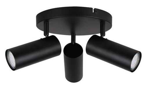 Colly Zidna Lampa Crna 3x15W GU10