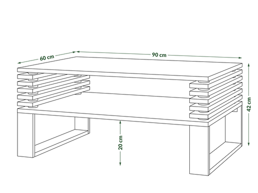 Gokee Sto Artisan Hrast-Crni 1666