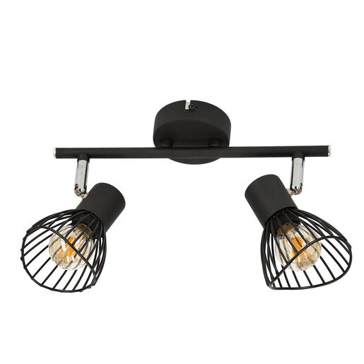 Fly Plafonska Lampa Crna 2 2x40W E14