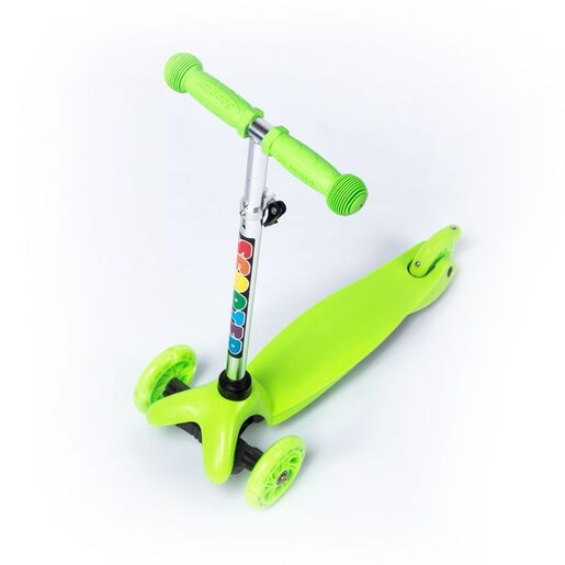 Dečiji Trotinet Sa Svetlećim Točkićima Zeleni